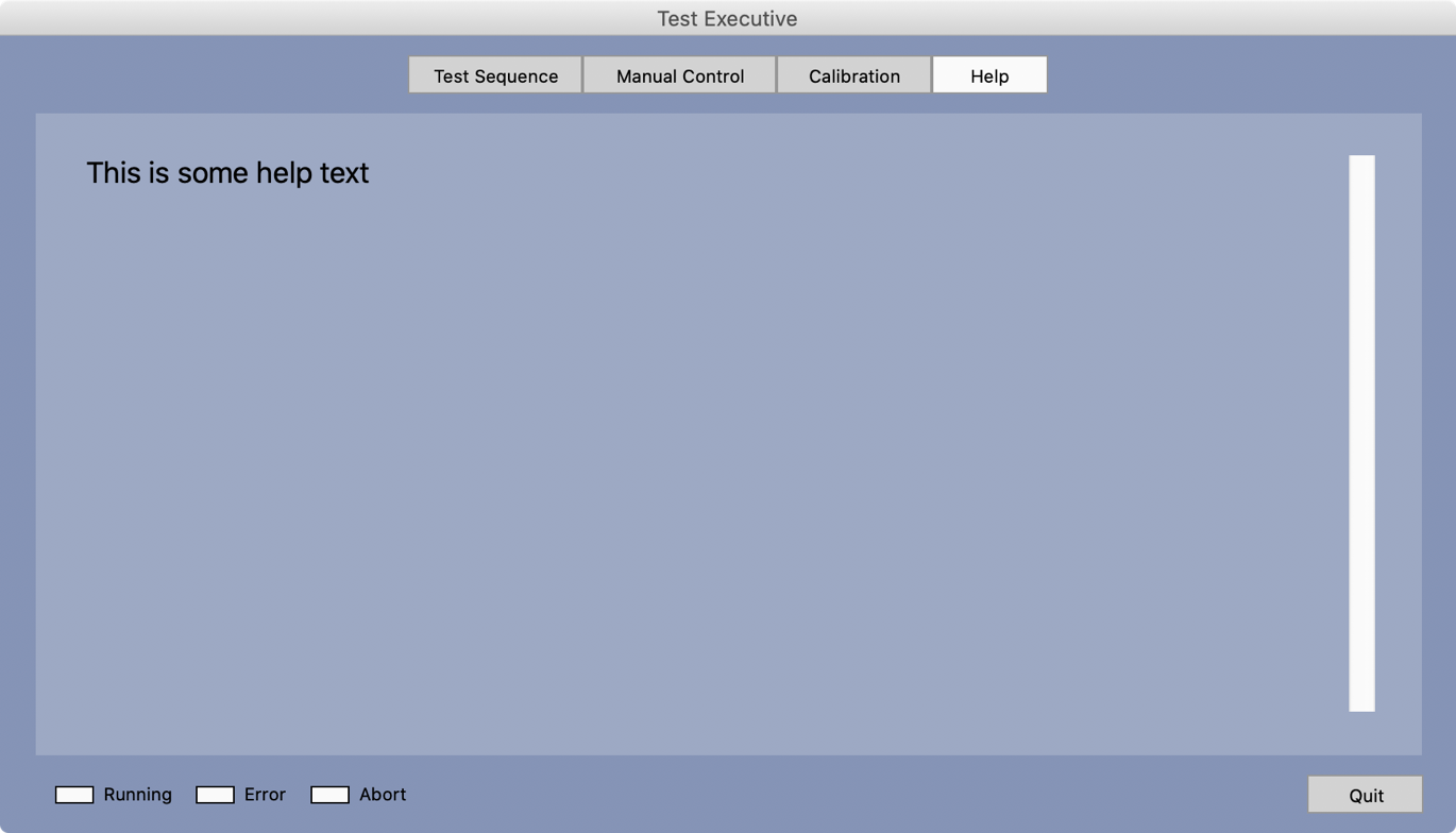 Help Tab
