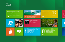 Windows 8 Start Screen